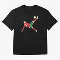 Cristiano Ronaldo CR7 Portugal Oversized T-Shirt Celebrate the Road through FIFA World Cup 2026 Group Stage Capturing Mbappe, Spain Energy, Retro Football Energy, Iconic Rivalries, Trophy Chase Drama and Stadium Atmosphere; Perfect for Fans,