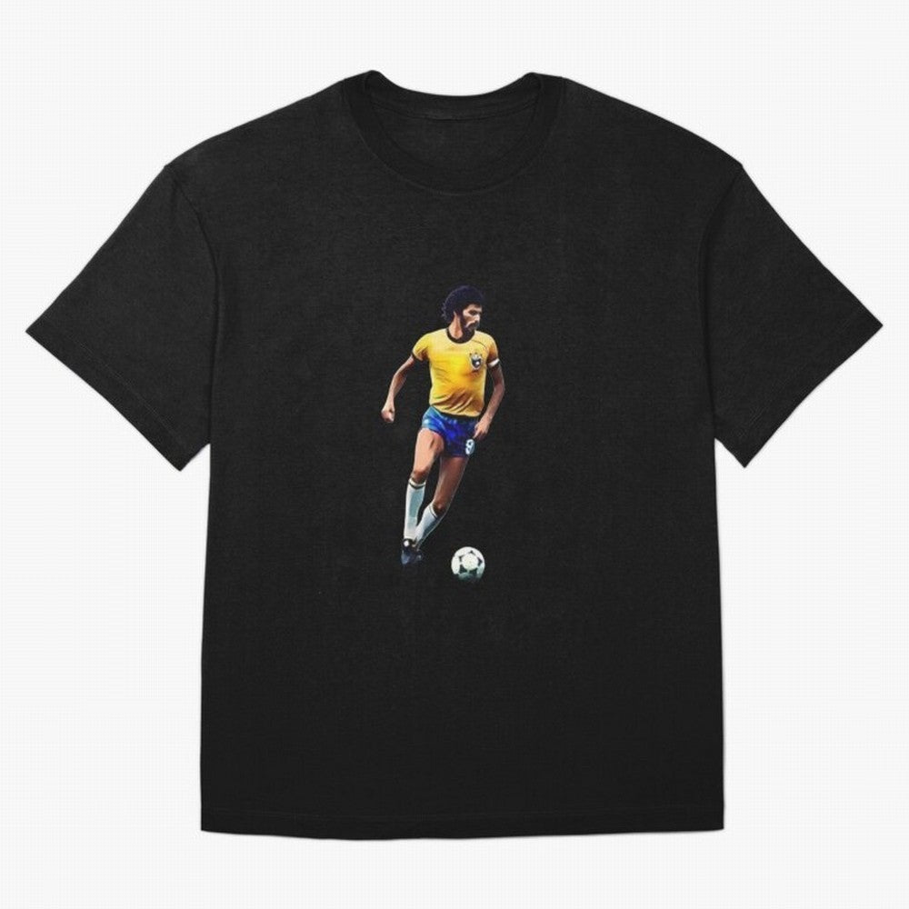 Legends of The Beautiful Game Cartoon Collection Legends Socrates Cartoon Artwork9 Oversized T-Shirt Celebrate Global Football Passion for FIFA World Cup 2026, Featuring Neymar, Haaland and Cristiano Ronaldo, France, Goal Celebration Energy,