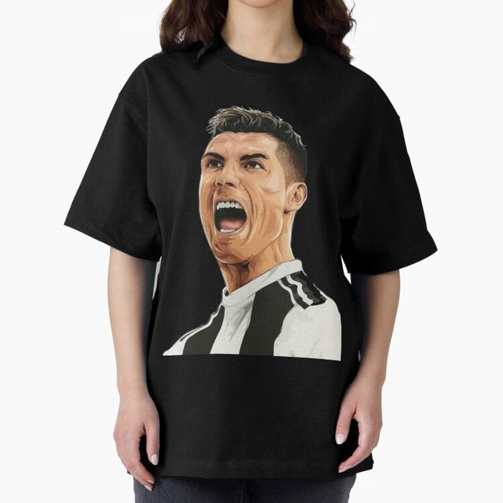 Ronaldo Ronaldo Oversized T-Shirt Bring Global Football Passion for FIFA World Cup 2026 Group Stage, Connected to CR7 and Messi, Argentina and Brazil, Match Day Excitement, Supporter Culture, Golden Goals and Global Football Passion; Made for