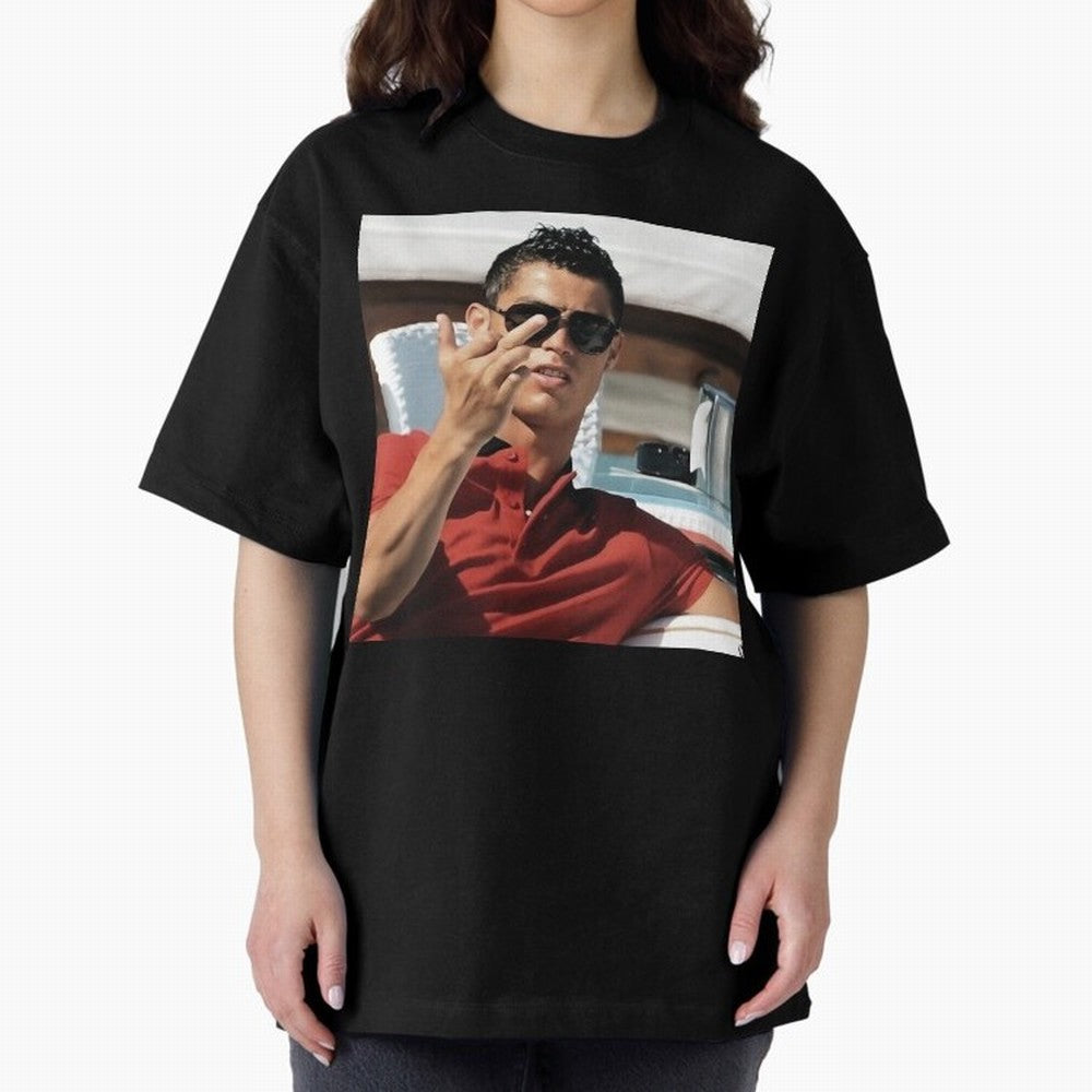 Ronaldo Oversized T-Shirt Represent FIFA World Cup 2026 for Fans of Cristiano Ronaldo and Germany, Bringing Soccer Culture, Superstar Moments, National Team Dreams and Competitive Fire; Great for Watch Parties, Sports Bars, Family Nights, Fan Clubs