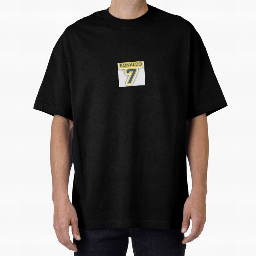 Ronaldo sticker Oversized T-Shirt Turn Football Passion into Global Football Passion for FIFA World Cup 2026 Group Stage, Inspired by Mbappe and Neymar, Netherlands, Stadium Chants, National Pride, Trophy Dreams and Unforgettable Football Memories;