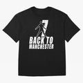Men Back to manchester, Welcome to manchester Oversized T-Shirt Join the Countdown to the FIFA World Cup 2026 Journey through Mbappe and Neymar Highlights, France and Portugal Pride, Sports Nostalgia, International Competition, Famous Players and