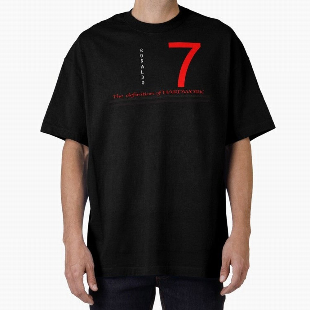 Christiano Ronaldo T-shirts Oversized T-Shirt Follow Every Goal of Match Day Hype around FIFA World Cup 2026, Cristiano Ronaldo, Haaland and CR7, Germany, Game Day Rituals, Football Legends, Country Pride and the Road to the Final; Created for