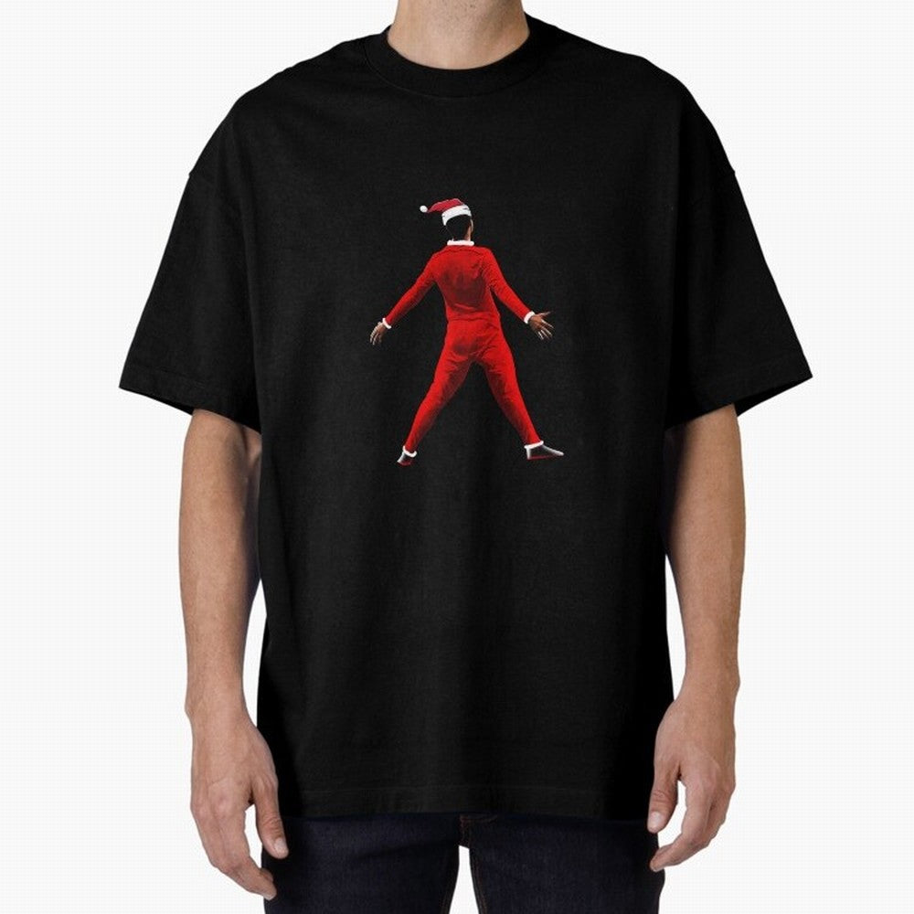 All I Want For Christmas Is Siuuu CR7 fans Christian Ronaldo Xmas Oversized T-Shirt Relive Global Football Passion for FIFA World Cup 2026 USA Canada Mexico, Celebrating Haaland, England, Game Day Rituals, Football Legends, Country Pride and the