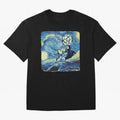 Ronaldo Ronaldo Van Gogh Style Oversized T-Shirt Join Supporters Worldwide for FIFA World Cup 2026 USA Canada Mexico for Fans of CR7 and Messi and England, Bringing Goal Celebration Energy, Supporter Heritage, Football Icons and Worldwide