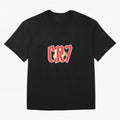 CR7 RED Oversized T-Shirt Turn Up for FIFA World Cup 2026 USA Canada Mexico Featuring Cristiano Ronaldo, France and Portugal Energy, Supporter Pride, Iconic Celebrations, Legendary Names and Global Match Day Energy; Perfect for People Who Love