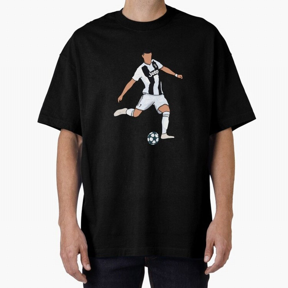 Ronaldo Oversized T-Shirt Celebrate the Road through Match Day Hype around FIFA World Cup 2026, Neymar, England and Germany, Global Supporter Spirit, Legendary Goals, National Colors and Tournament Celebration; Made for Die Hard Supporters, Soccer