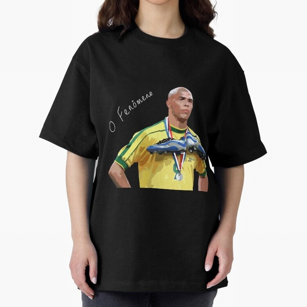 Ronaldo Il Fenomeno Oversized T-Shirt Bring a Vintage Feel to FIFA World Cup 2026 Group Stage Connected to Messi, Neymar and Mbappe, Brazil, Portugal and Argentina Energy, Champion Mindset, Group Stage Buzz, Knockout Tension and Passionate Fan
