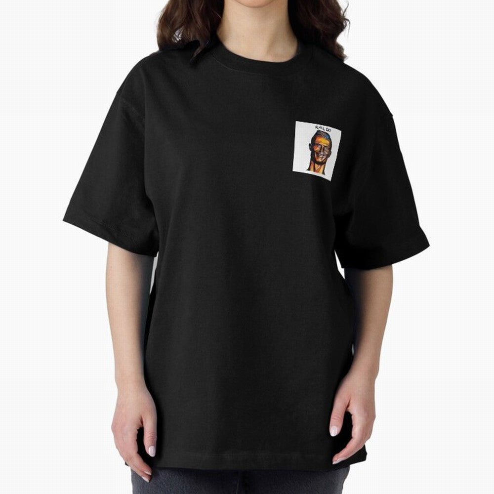 rnldo Oversized T-Shirt Relive Global Football Passion for FIFA World Cup 2026, Capturing Cristiano Ronaldo, Spain and Netherlands, Retro Football Energy, Iconic Rivalries, Trophy Chase Drama and Stadium Atmosphere; Built for Supporters Chasing
