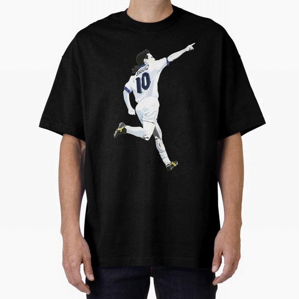 Roberto Baggio - Italy | Mbappe gift Oversized T-Shirt Remember FIFA World Cup 2026 Group Stage Spirit, Centered on France and Portugal, CR7, Stadium Memories, Football Loyalty, International Chants and Championship Tradition; Ideal for Football