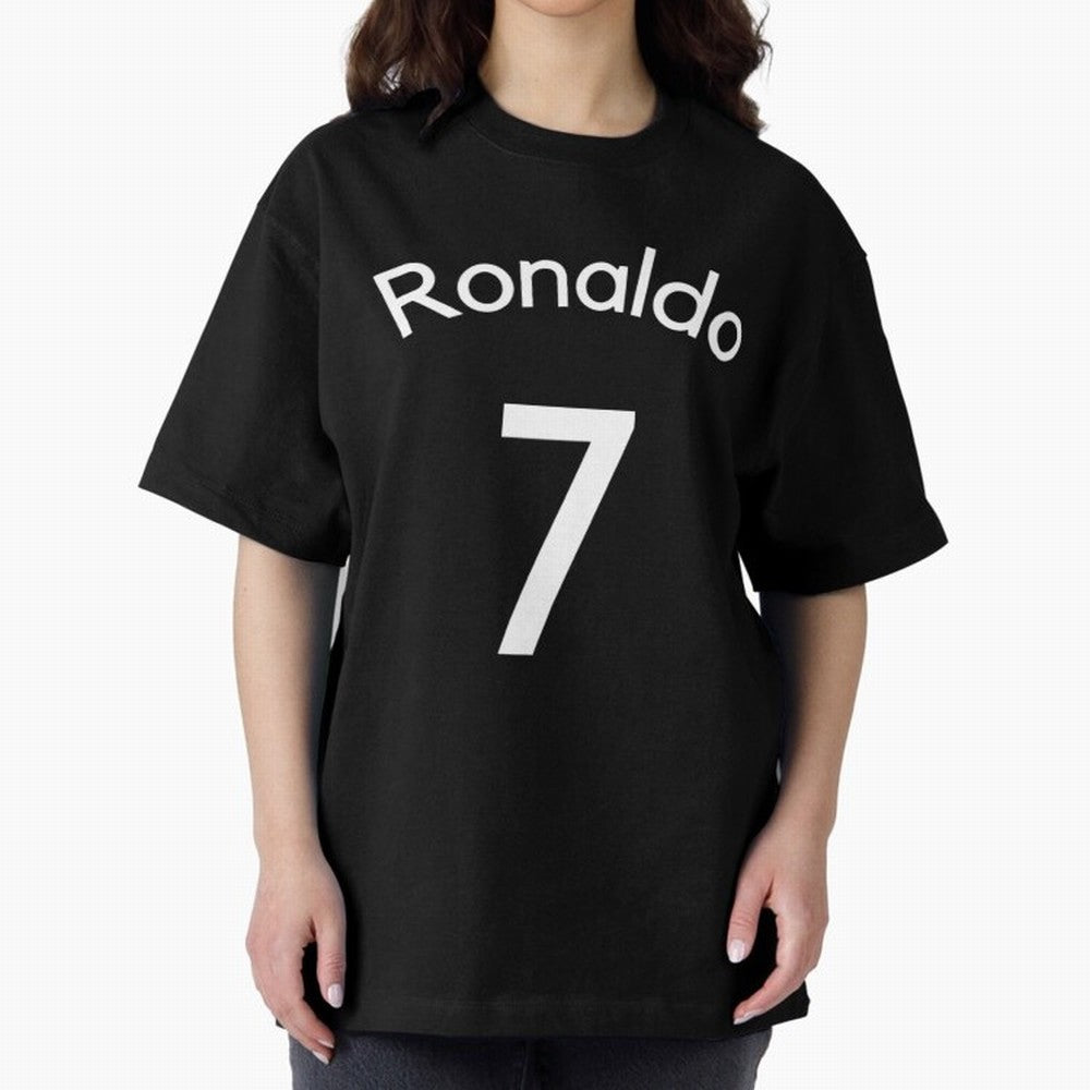 Ronaldo Manchester United Oversized T-Shirt Cheer for FIFA World Cup 2026 Spirit, Made for France, Haaland and Mbappe, Worldwide Fan Energy, Dramatic Goals, Stadium Lights and Championship Celebrations; Made for Die Hard Supporters, Soccer Lovers,