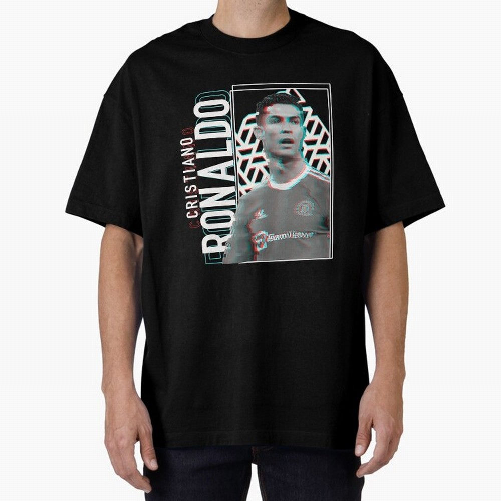 Cristiano Ronaldo sport Oversized T-Shirt Stand Out with Spirit from FIFA World Cup 2026 USA Canada Mexico Spirit, Inspired by Argentina, Neymar, Championship Spirit, Famous Goals, Roaring Crowds and International Football Unity; Perfect for People