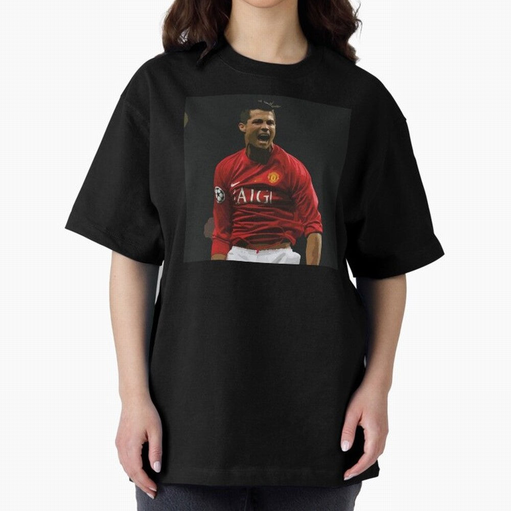 The Manchester United bug 2008 Oversized T-Shirt Bring Home the FIFA World Cup 2026 Group Stage Journey through CR7 and Messi Highlights, Argentina, France and Brazil Pride, Worldwide Fan Energy, Dramatic Goals, Stadium Lights and Championship