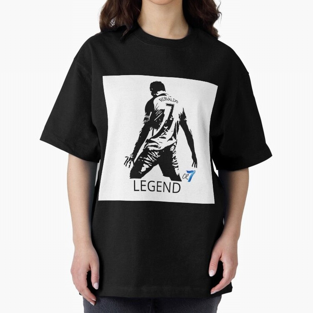RONALDO legend CR7 Oversized T-Shirt Turn Up for FIFA World Cup 2026 USA Canada Mexico Made for Haaland and Mbappe, Netherlands Energy, Match Day Excitement, Supporter Culture, Golden Goals and Global Football Passion; Perfect for Fans, Collectors,