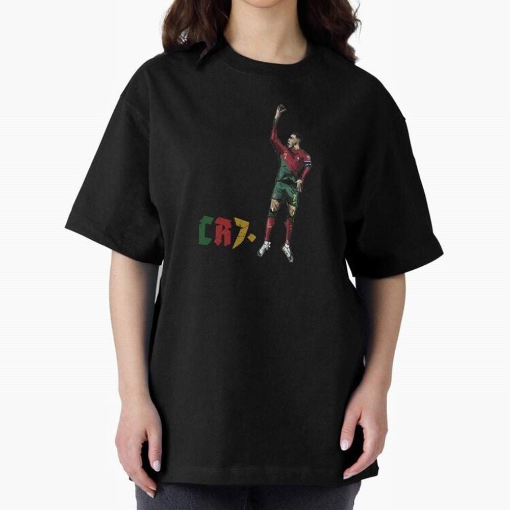 CR7. Oversized T-Shirt Back the Journey through FIFA World Cup 2026 Celebrating Cristiano Ronaldo, Argentina and Brazil Energy, Goal Celebration Energy, Supporter Heritage, Football Icons and Worldwide Tournament Joy; Perfect for Fans, Collectors,