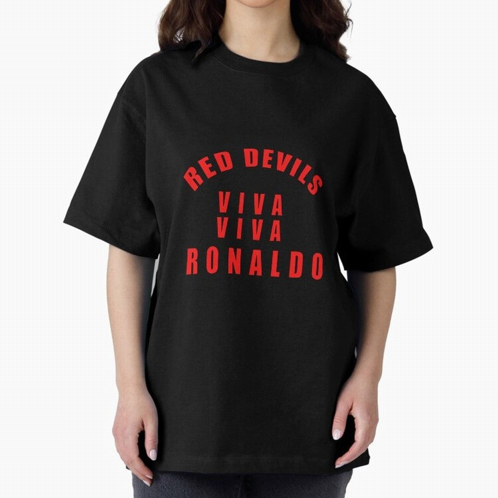 Viva Viva Ronaldo Oversized T-Shirt Celebrate Global Football Passion for FIFA World Cup 2026 Group Stage, with Cristiano Ronaldo, England, Football History, Final Match Energy, Crowd Noise and Once in a Lifetime Moments; Built for Supporters