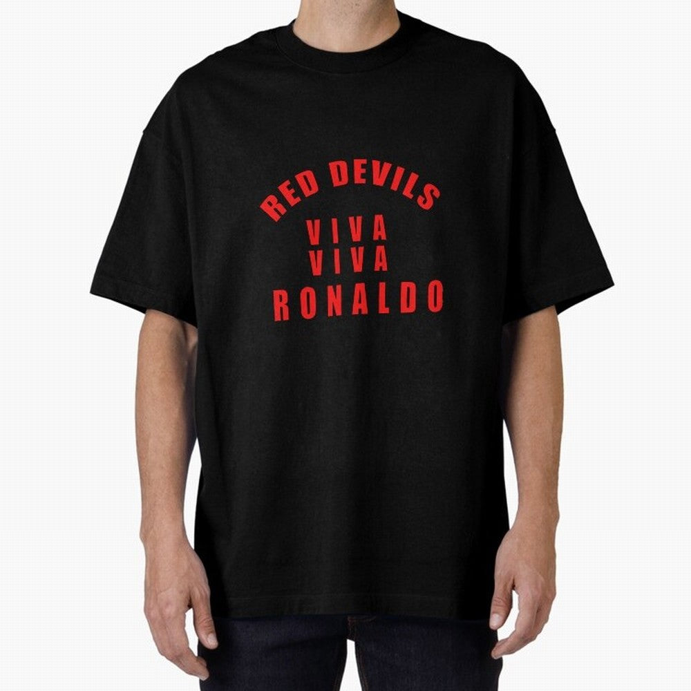 Viva Viva Ronaldo Oversized T-Shirt Celebrate Global Football Passion for FIFA World Cup 2026 Group Stage, with Cristiano Ronaldo, England, Football History, Final Match Energy, Crowd Noise and Once in a Lifetime Moments; Built for Supporters