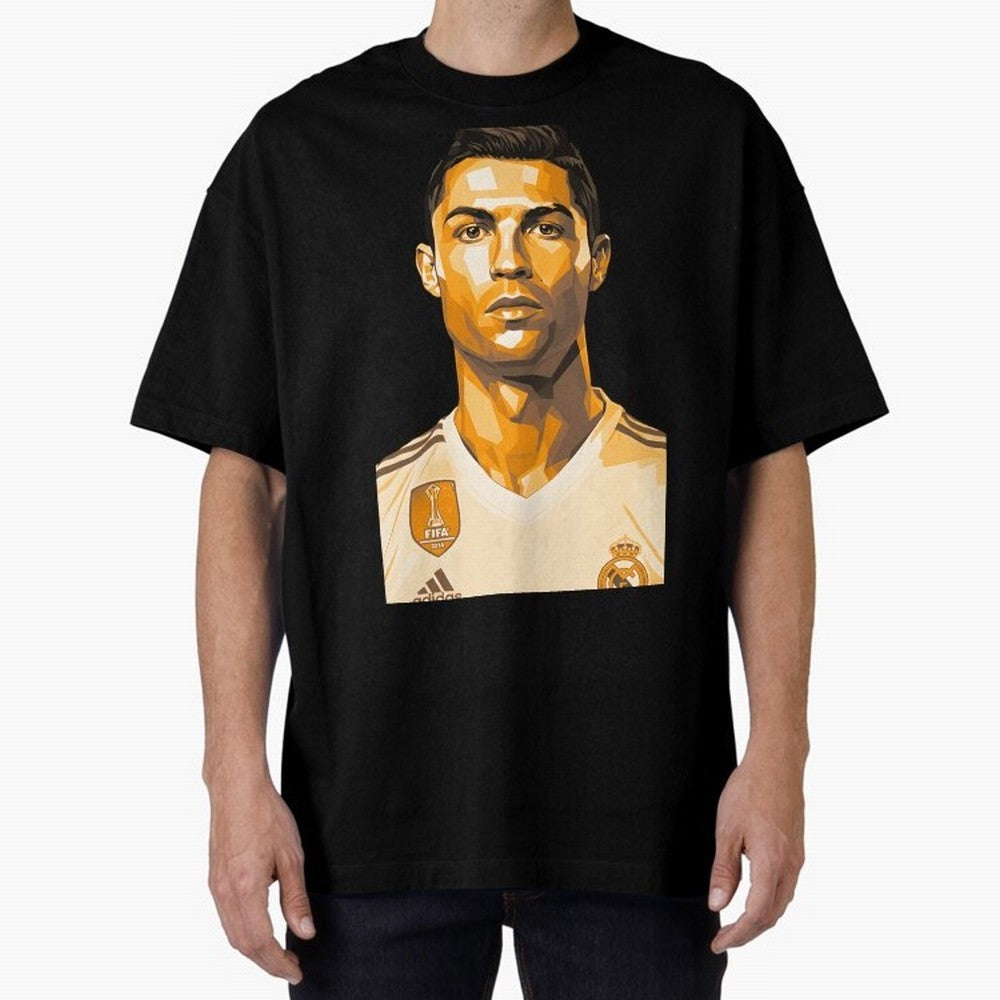 Ronaldo Oversized T-Shirt Remember Iconic Moments from Match Day Hype around FIFA World Cup 2026, Cristiano Ronaldo, Brazil, Soccer Culture, Superstar Moments, National Team Dreams and Competitive Fire; Ideal for Passionate Fans Who Love Underdog