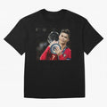 Ronaldo Oversized T-Shirt Embrace FIFA World Cup 2026 USA Canada Mexico Spirit, Highlighting Portugal, Spain and Germany, Mbappe, Football Passion, Legendary Performances, Festival Vibes and Supporter Community; Perfect for People Who Love
