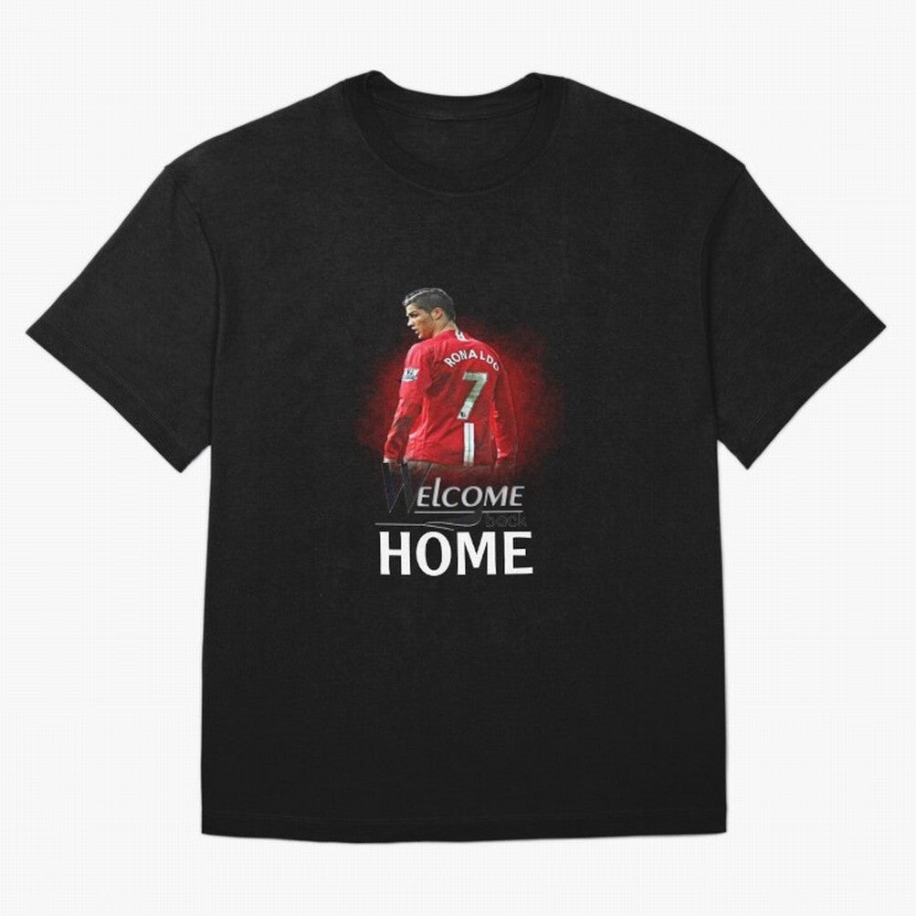 Cristiano Ronaldo welcome back - Manchester Oversized T-Shirt Show Passion for the Stars of Match Day Hype around FIFA World Cup 2026 Group Stage, Haaland and Mbappe, Spain and Netherlands, Soccer Culture, Superstar Moments, National Team Dreams
