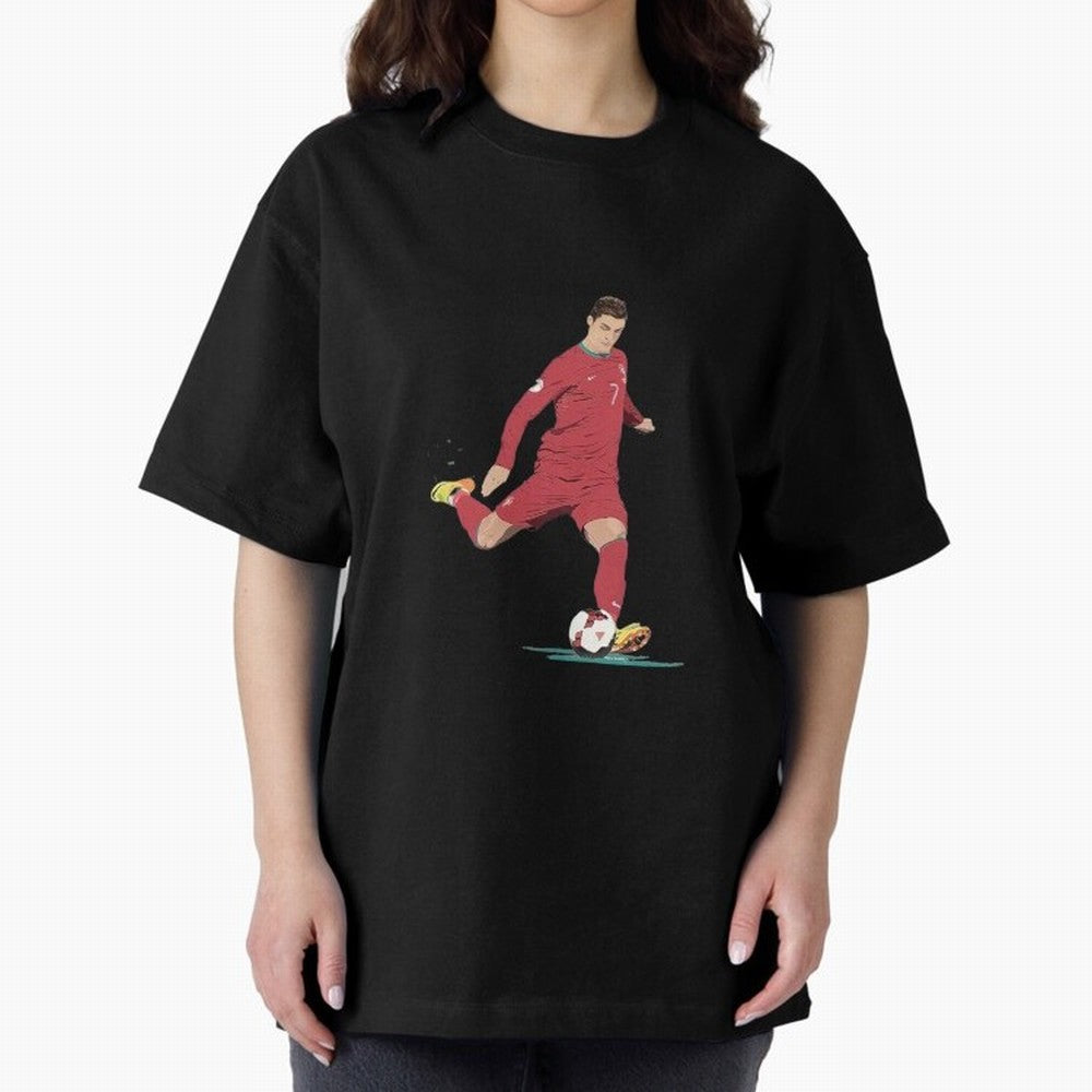Cristiano ronaldo portugal 2022 Oversized T-Shirt Represent FIFA World Cup 2026 Group Stage Spirit, Highlighting Brazil, Messi and Cristiano Ronaldo, Supporter Pride, Iconic Celebrations, Legendary Names and Global Match Day Energy; Created for