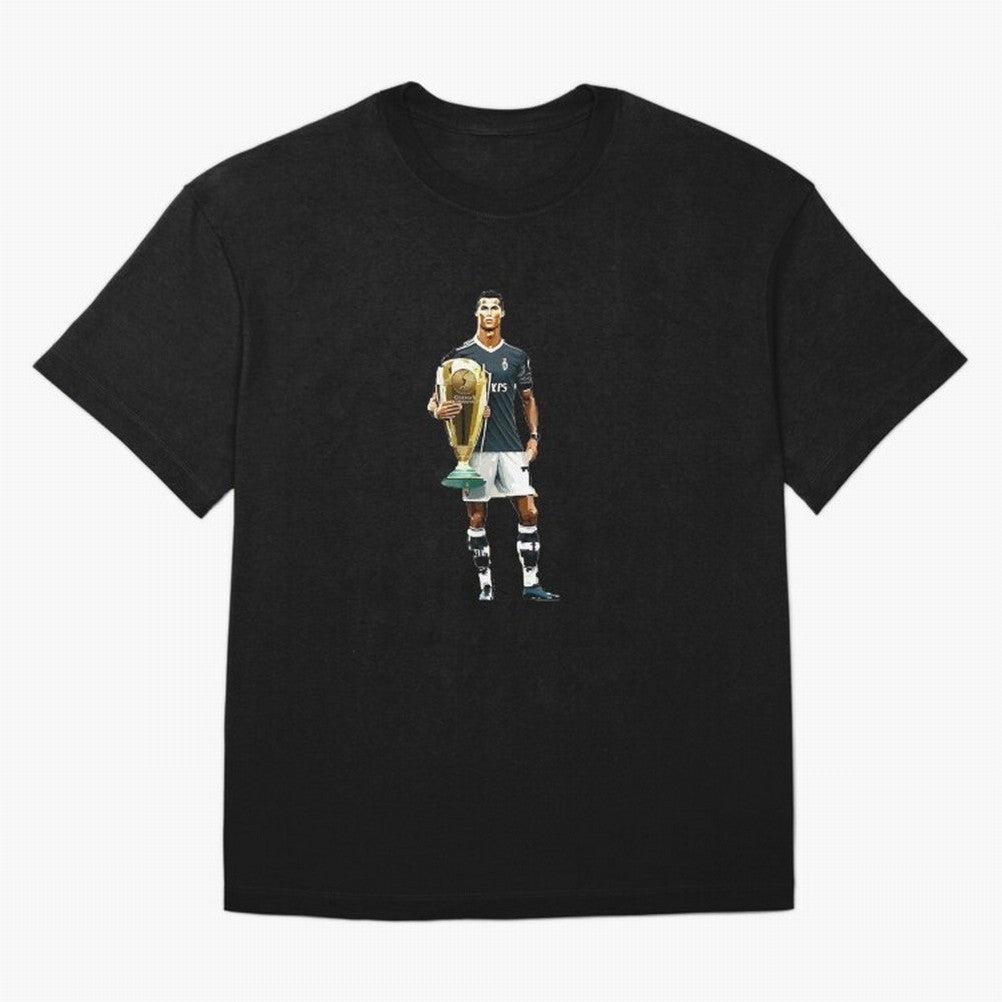 Cristiano Ronaldo CR7 Game Time Pixel Artwork Futbol Soccer Oversized T-Shirt Stand with Global Football Passion for FIFA World Cup 2026 Group Stage, Made for Neymar, Germany, Fan Favorite Moments, National Team Passion, Big Match Drama and Soccer