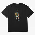 Cristiano Ronaldo CR7 Game Time Pixel Artwork Futbol Soccer Oversized T-Shirt Stand with Global Football Passion for FIFA World Cup 2026 Group Stage, Made for Neymar, Germany, Fan Favorite Moments, National Team Passion, Big Match Drama and Soccer