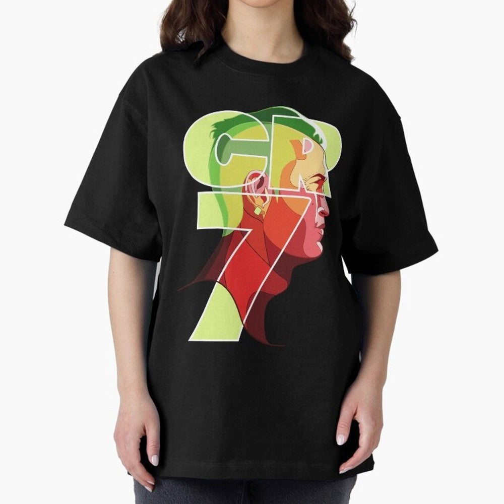 CR7 Football Legend ¨C Cristiano Ronaldo Inspired Design for True Fans Oversized T-Shirt Carry the Dream of FIFA World Cup 2026 Spirit, Highlighting Germany, Haaland, Worldwide Fan Energy, Dramatic Goals, Stadium Lights and Championship