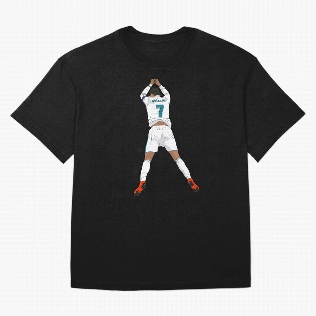 Cristiano Ronaldo Iconic Celebration Oversized T-Shirt Stand with the FIFA World Cup 2026 Group Stage Journey through Cristiano Ronaldo Highlights, Argentina Pride, Sports Nostalgia, International Competition, Famous Players and Unforgettable