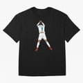 Cristiano Ronaldo Iconic Celebration Oversized T-Shirt Stand with the FIFA World Cup 2026 Group Stage Journey through Cristiano Ronaldo Highlights, Argentina Pride, Sports Nostalgia, International Competition, Famous Players and Unforgettable