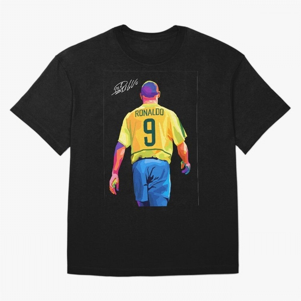 Ronaldo Nazario Oversized T-Shirt Celebrate the Stars of FIFA World Cup 2026 USA Canada Mexico Spirit, Centered on Portugal, Spain and Germany, Messi, Football History, Final Match Energy, Crowd Noise and Once in a Lifetime Moments; Perfect for