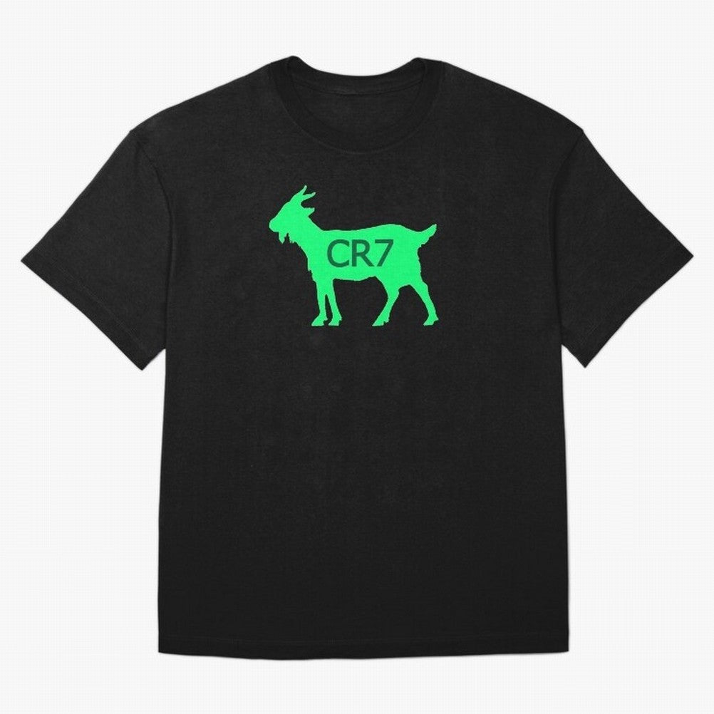 CR7 GOAT Saudi Arabia Green Oversized T-Shirt Celebrate Rivalries and Pride in FIFA World Cup 2026 Group Stage for Fans of Messi and Brazil, Bringing Football Passion, Legendary Performances, Festival Vibes and Supporter Community; Ideal for Fans