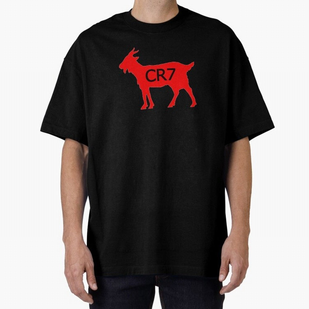 CR7 GOAT Red Oversized T-Shirt Treasure FIFA World Cup 2026 USA Canada Mexico Made for Haaland, Argentina, France and Brazil Energy, Football History, Final Match Energy, Crowd Noise and Once in a Lifetime Moments; Ideal for Football Dads, Football
