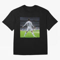 Ronaldo caricature Oversized T-Shirt Bring Bold Fan Energy to FIFA World Cup 2026 Group Stage Spirit, Centered on Argentina, France and Brazil, Messi and Cristiano Ronaldo, Vintage Soccer Flavor, Modern Football Stars, National Flags and Final