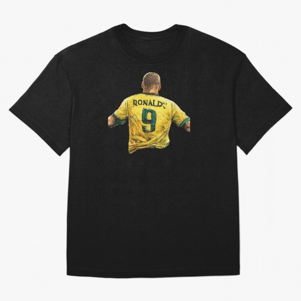 Brazilian Football Legend No.9 Vintage Streetwear Design Oversized T-Shirt Discover FIFA World Cup 2026 Group Stage Spirit, Highlighting Germany, Cristiano Ronaldo, Match Day Excitement, Supporter Culture, Golden Goals and Global Football Passion;