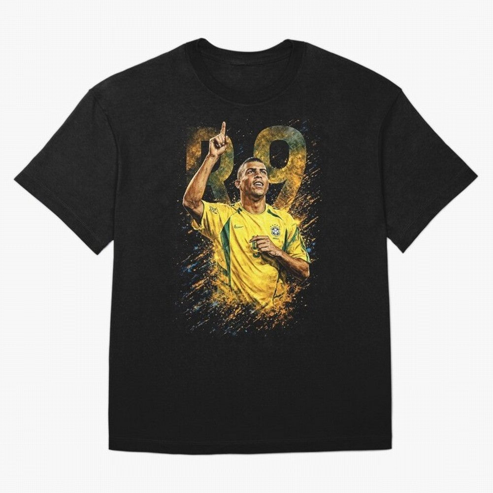 R9 Ronaldo Football Legend Oversized T-Shirt Enjoy the Biggest Football Party of FIFA World Cup 2026 for Fans of Mbappe and Argentina, France and Brazil, Bringing Soccer Culture, Superstar Moments, National Team Dreams and Competitive Fire; Perfect
