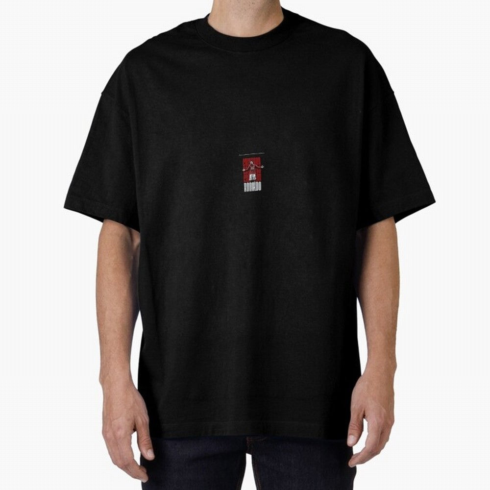 Ronaldo sticker Oversized T-Shirt Refresh FIFA World Cup 2026 Spirit, with Portugal, Messi, Game Day Rituals, Football Legends, Country Pride and the Road to the Final; Perfect for Fans, Collectors, Family Gatherings, Watch Parties and Every