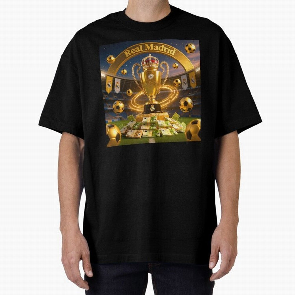 The Wealth of Real Madrid Oversized T-Shirt Follow Every Goal of Match Day Hype around FIFA World Cup 2026, Cristiano Ronaldo, Haaland and CR7, Germany, Game Day Rituals, Football Legends, Country Pride and the Road to the Final; Created for Match