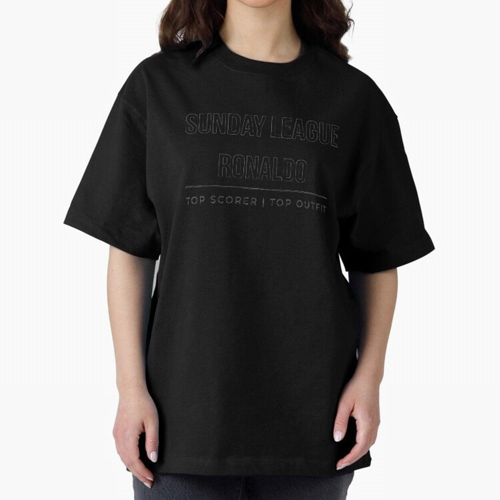Sunday League Ronalo Oversized T-Shirt Bring a Champion Mindset to the FIFA World Cup 2026 Journey through Neymar Highlights, Brazil, Portugal and Argentina Pride, Stadium Memories, Football Loyalty, International Chants and Championship Tradition;