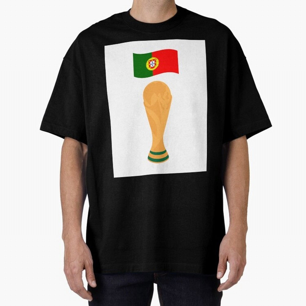 Portugal Football Fan T-Shirt Oversized T-Shirt Celebrate Rivalries and Pride in the FIFA World Cup 2026 Group Stage Journey through Cristiano Ronaldo Highlights, France Pride, Supporter Pride, Iconic Celebrations, Legendary Names and Global Match