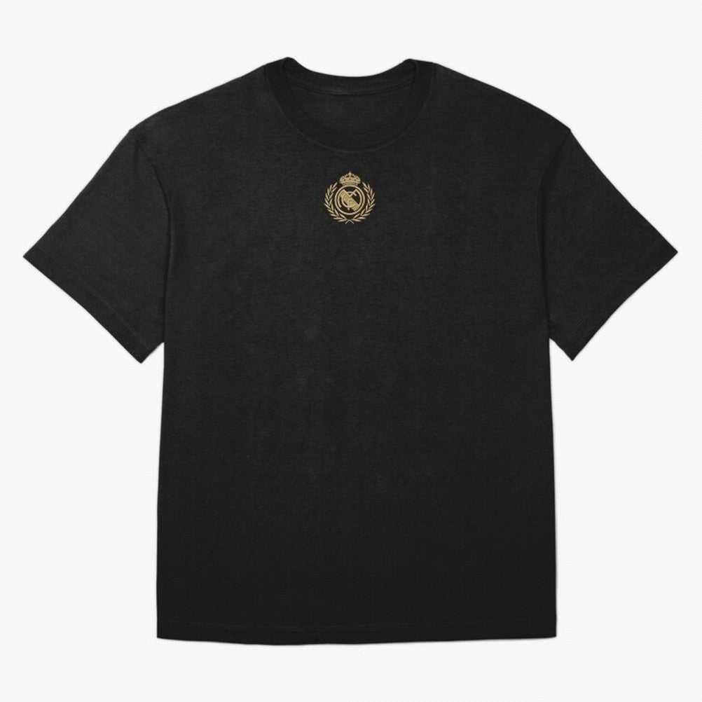 REAL MADRID GOLDEN EMBROIDERY Oversized T-Shirt Feel International Energy from the FIFA World Cup 2026 USA Canada Mexico Journey through Cristiano Ronaldo, Haaland and CR7 Highlights, Brazil Pride, Game Day Rituals, Football Legends, Country Pride