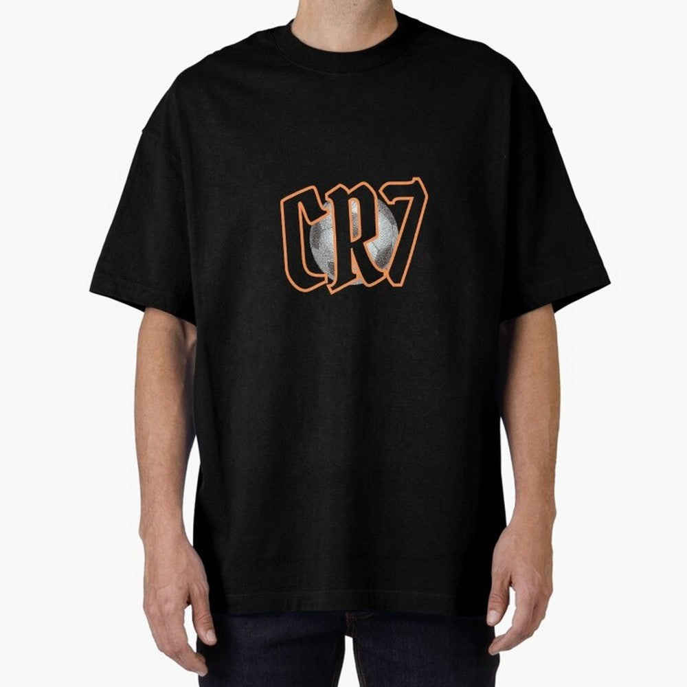 CR7 BLACK Oversized T-Shirt Represent the Passion of FIFA World Cup 2026 USA Canada Mexico Driven by Haaland and Mbappe, England, France and Netherlands Energy, Football History, Final Match Energy, Crowd Noise and Once in a Lifetime Moments; Built