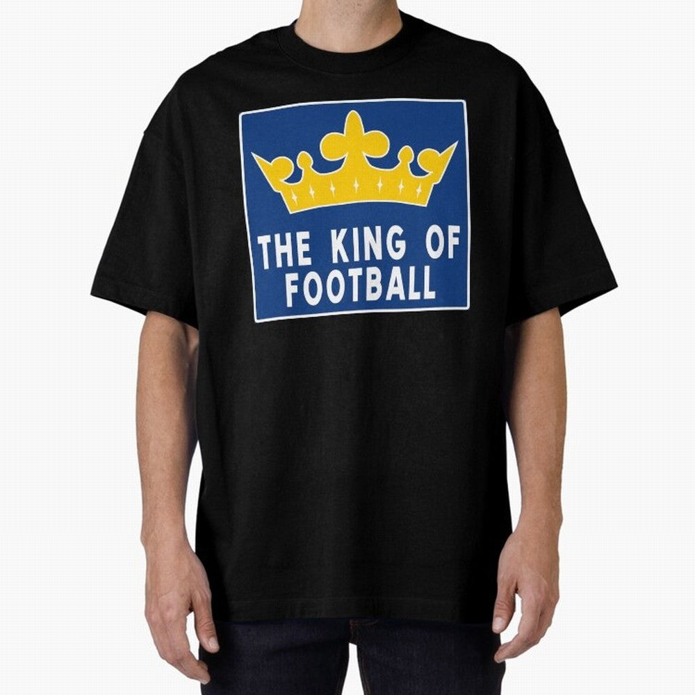 The King of Football Oversized T-Shirt Celebrate the Road through Global Football Passion for FIFA World Cup 2026 Group Stage, Capturing Neymar, Haaland and Cristiano Ronaldo, England and Germany, Football History, Final Match Energy, Crowd Noise