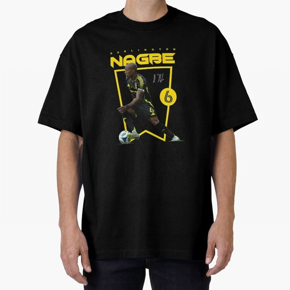 Darlington Nagbe Columbus Crew Oversized T-Shirt Follow the Road to the FIFA World Cup 2026 USA Canada Mexico Journey through Neymar Highlights, Brazil, Portugal and Argentina Pride, Fan Favorite Moments, National Team Passion, Big Match Drama and