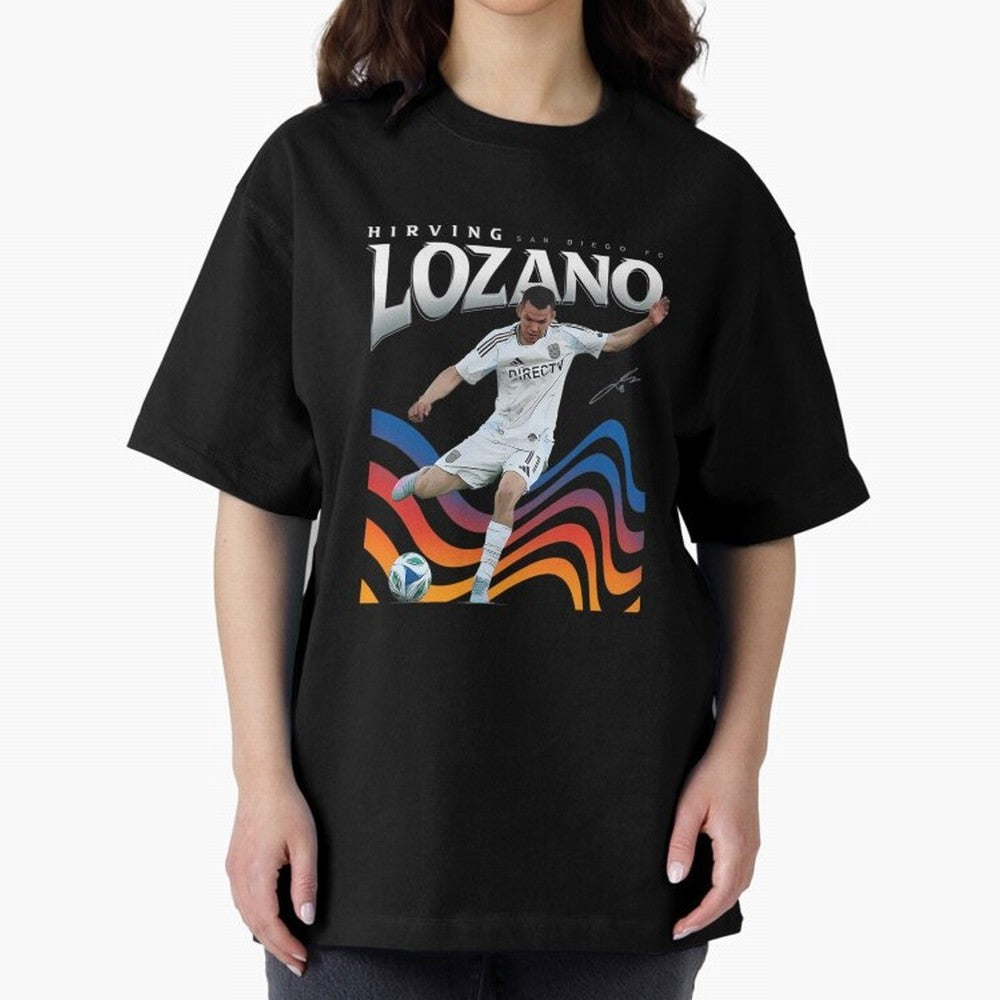 Hirving Lozano San Diego Oversized T-Shirt Mark Match Day Hype around FIFA World Cup 2026 USA Canada Mexico, Neymar, Haaland and Cristiano Ronaldo, Netherlands, Stadium Chants, National Pride, Trophy Dreams and Unforgettable Football Memories;