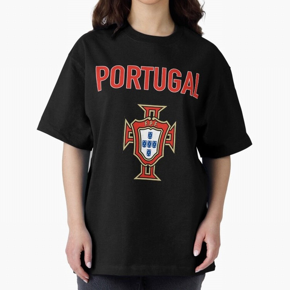 Portugal Oversized T-Shirt Stand Proud for FIFA World Cup 2026 USA Canada Mexico Filled with Haaland and Mbappe, England, France and Netherlands Energy, Global Supporter Spirit, Legendary Goals, National Colors and Tournament Celebration; Made for