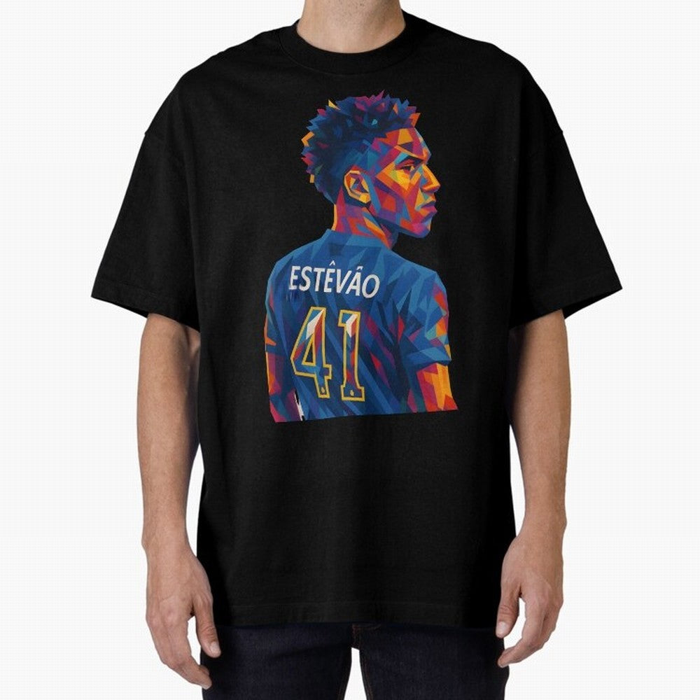 Est¨ºv?o Oversized T-Shirt Celebrate the Biggest Stage of FIFA World Cup 2026 USA Canada Mexico for Fans of Cristiano Ronaldo and France and Portugal, Bringing Worldwide Fan Energy, Dramatic Goals, Stadium Lights and Championship Celebrations;