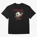 Camiseta Portugal 2026 - Bola de Futebol e Design Galo de Barcelos. Oversized T-Shirt Honor Football Greatness during Global Football Passion for FIFA World Cup 2026, Made for Mbappe and Neymar, Portugal, Stadium Chants, National Pride, Trophy