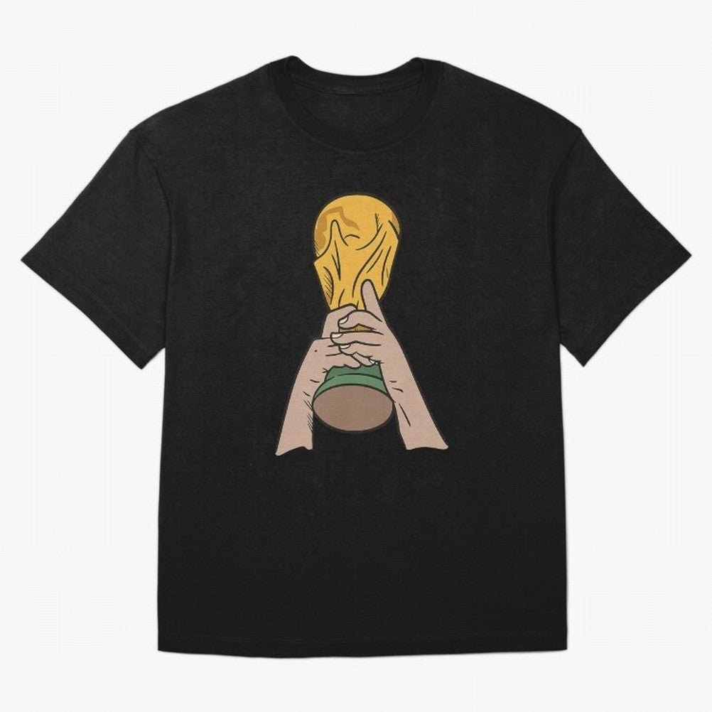 Trophy Oversized T-Shirt Stand Proud for FIFA World Cup 2026 Driven by Cristiano Ronaldo, England Energy, Football Passion, Legendary Performances, Festival Vibes and Supporter Community; Great for Watch Parties, Sports Bars, Family Nights, Fan