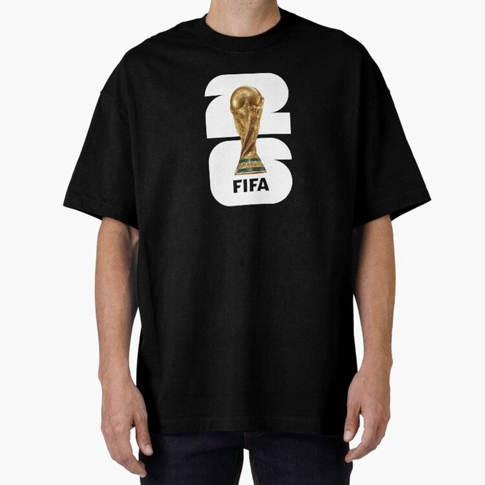 The Biggest Tournament in the World Oversized T-Shirt Feel the Roar of FIFA World Cup 2026 USA Canada Mexico with CR7 and Messi, Spain Energy, Stadium Chants, National Pride, Trophy Dreams and Unforgettable Football Memories; Made for Die Hard